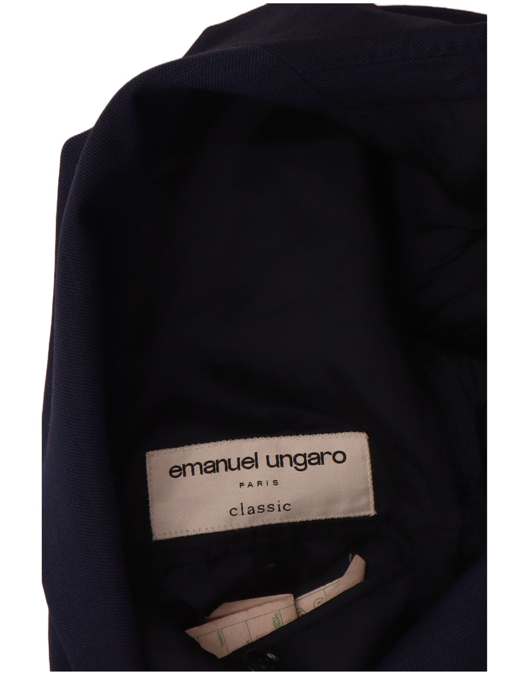 EMANUEL UNGARO Ανδρικό μπλέιζερ με 3 κουμπιά μπουφάν IT 50 Large Navy Blue