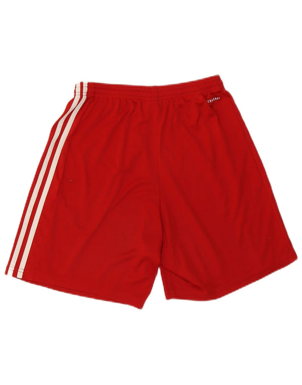Adidas Mens Climalite Sport Shorts Medium  Red Polyester