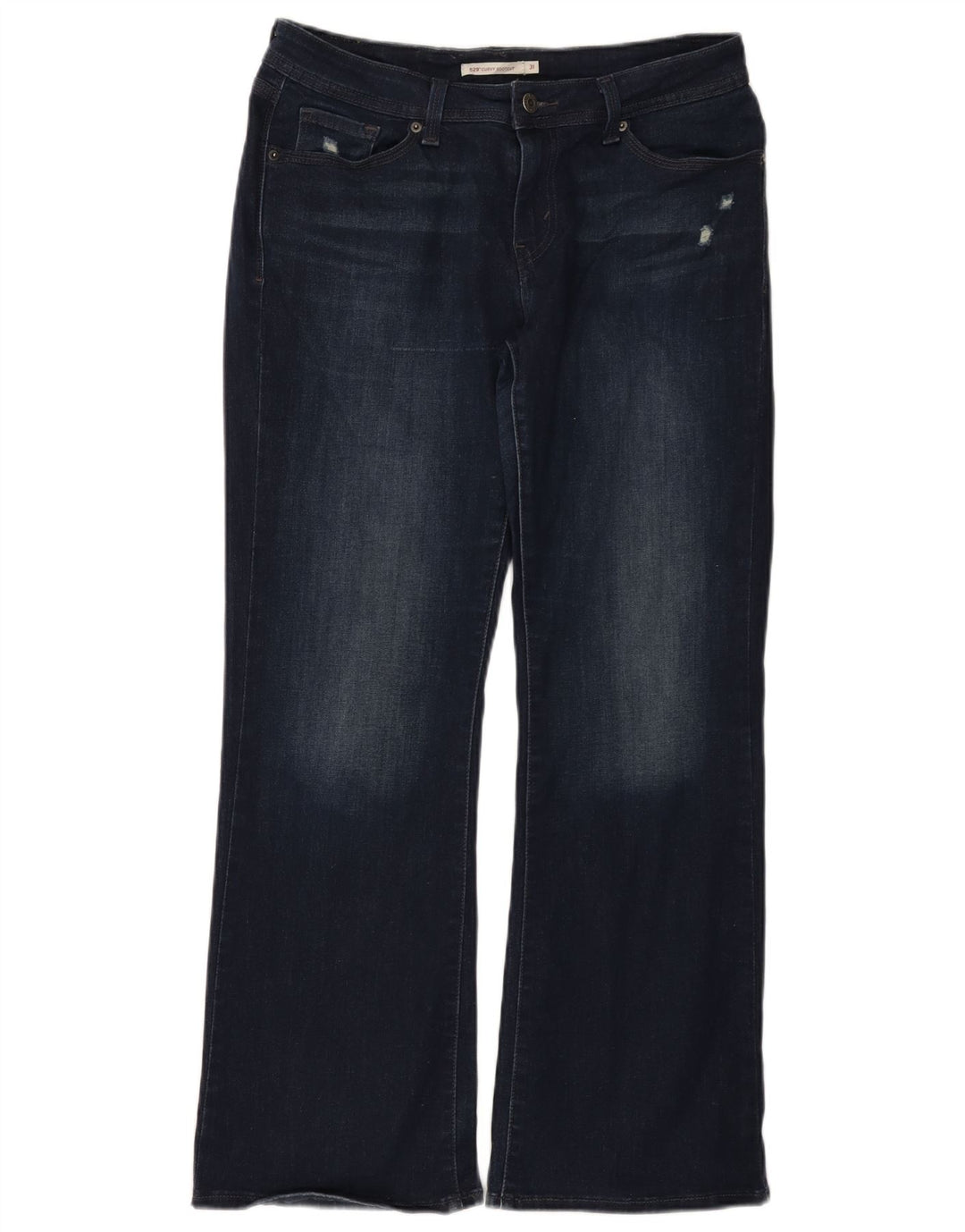Γυναικείο Levi's 529 Curvy Bootcut Jeans W31 L30 Navy Blue Cotton