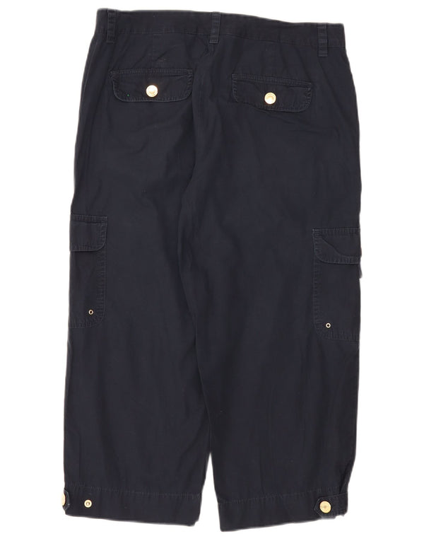 Chaps Γυναικείο ίσιο παντελόνι Capri Cargo US 8 Medium W32 L21 Navy Blue