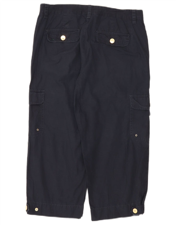 Chaps Γυναικείο ίσιο παντελόνι Capri Cargo US 8 Medium W32 L21 Navy Blue