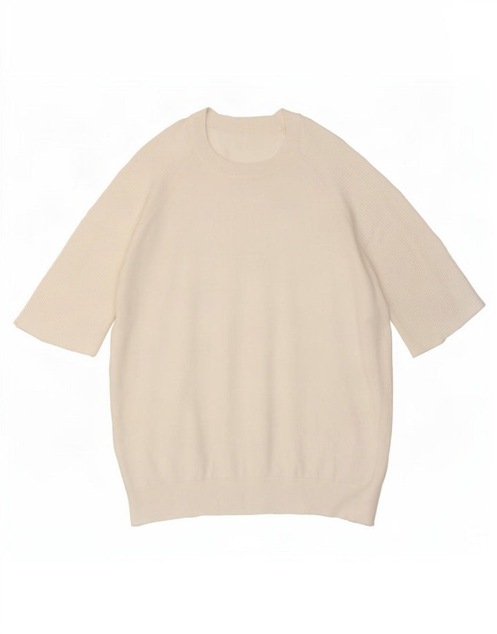 Marks & Spencer Γυναικείο πουλόβερ με λαιμόκαυστο UK 10 Small White
