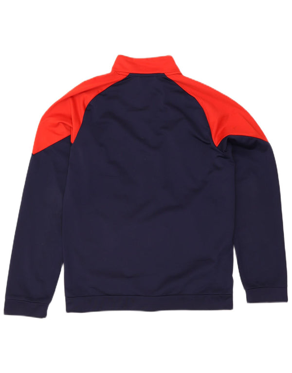 Puma Boys Graphic αθλητική φόρμα Top μπουφάν 15-16 ετών Navy Blue Colorblock