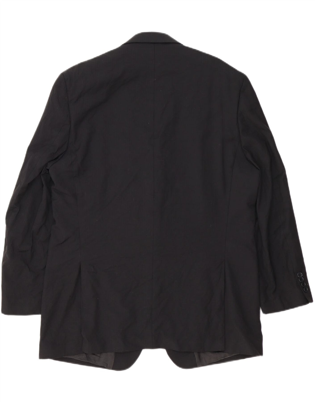 Michael Kors Ανδρικό Longline 2 Button Jacket UK 46 3XL Black Wool