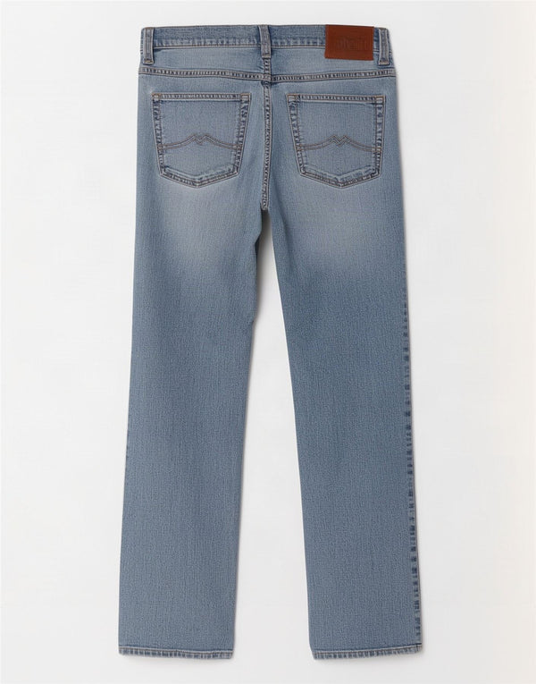 Mustang Ανδρικό Tramper Straight Jeans W33 L32 Μπλε βαμβακερό