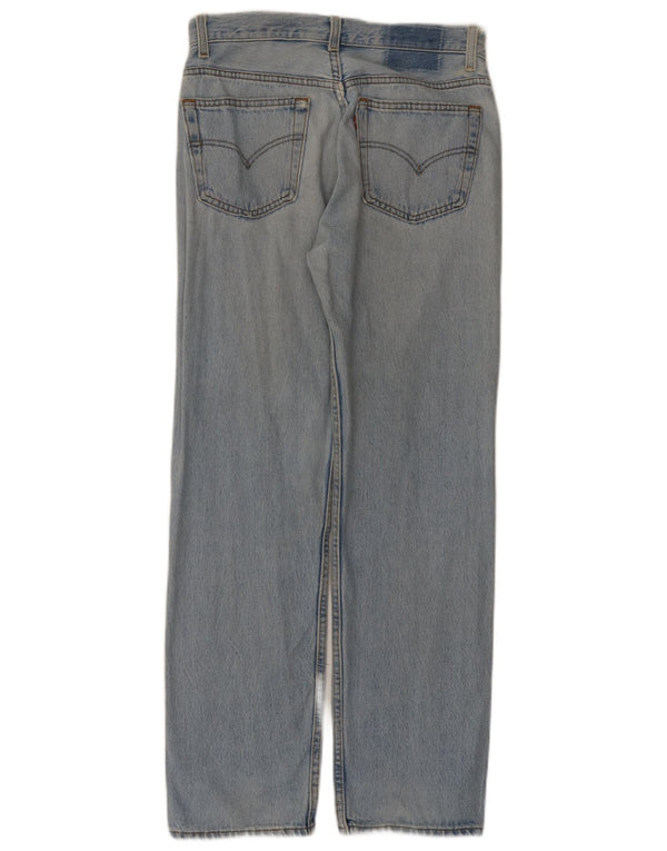 Levi's Mens 501 Straight Jeans W31 L30 Blue Cotton