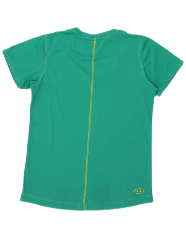 Under Armour Γυναικείο T-Shirt Top UK 12 Medium Green