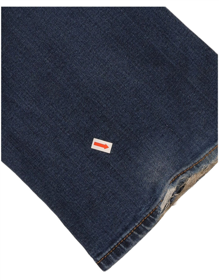 DIESEL Ανδρικό Zatiny Acid Wash Regular Bootcut Jeans W34 L30 Navy Blue