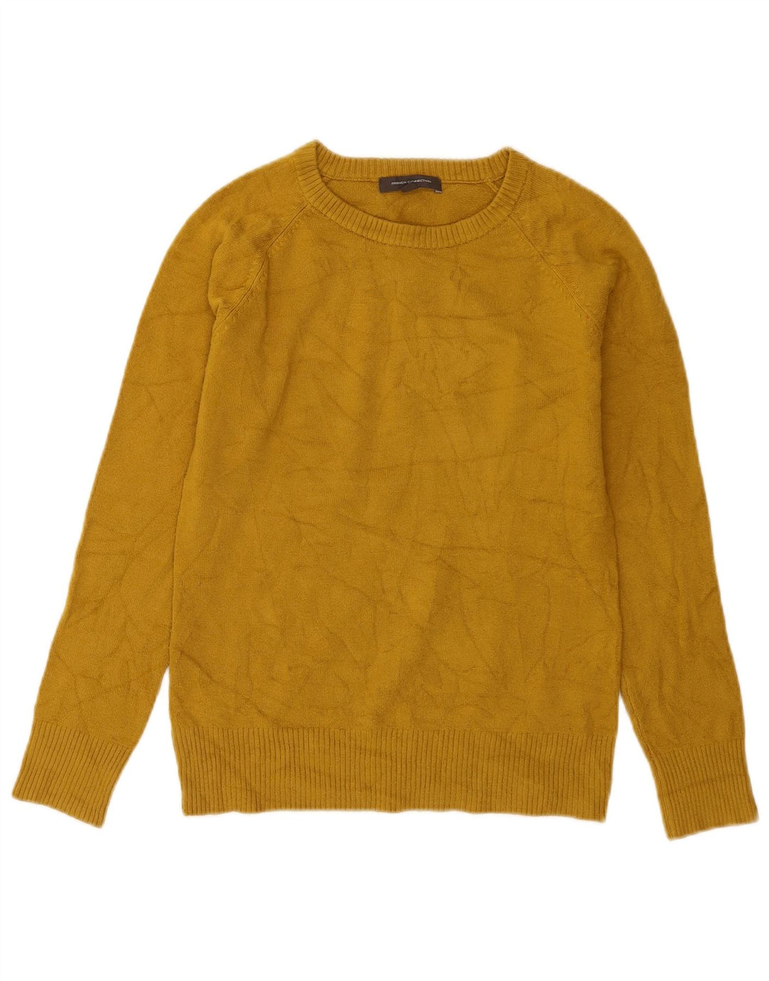 Γυναικείο πουλόβερ French Connection Boat Neck Jumper UK 12 Medium Yellow