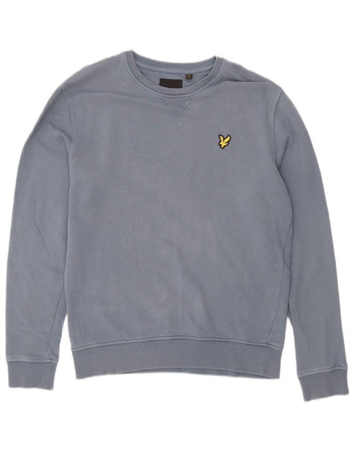 Ανδρική φούτερ Lyle & Scott Jumper XS Blue Cotton