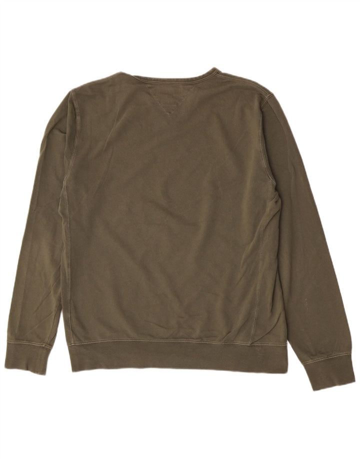 Ανδρικό φούτερ Tommy Hilfiger Jumper XL Khaki Cotton