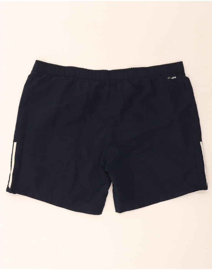 Ανδρικό αθλητικό σορτς Adidas Climalite 2XL Navy Blue Polyester
