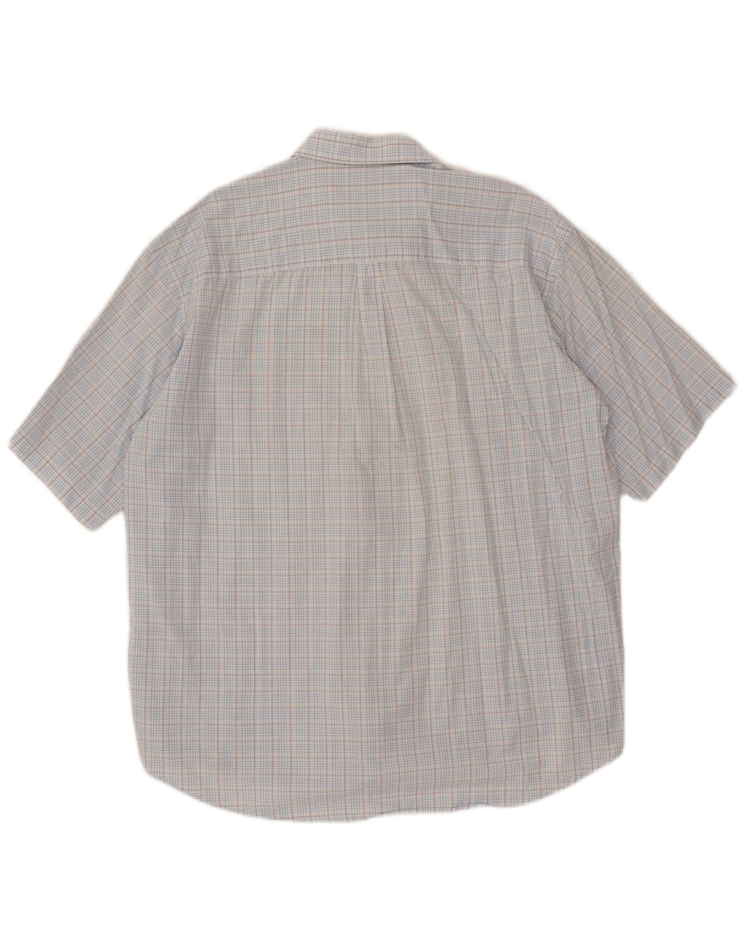 Ανδρικό κοντομάνικο πουκάμισο ASICS 2XL Μπλε βαμβακερό