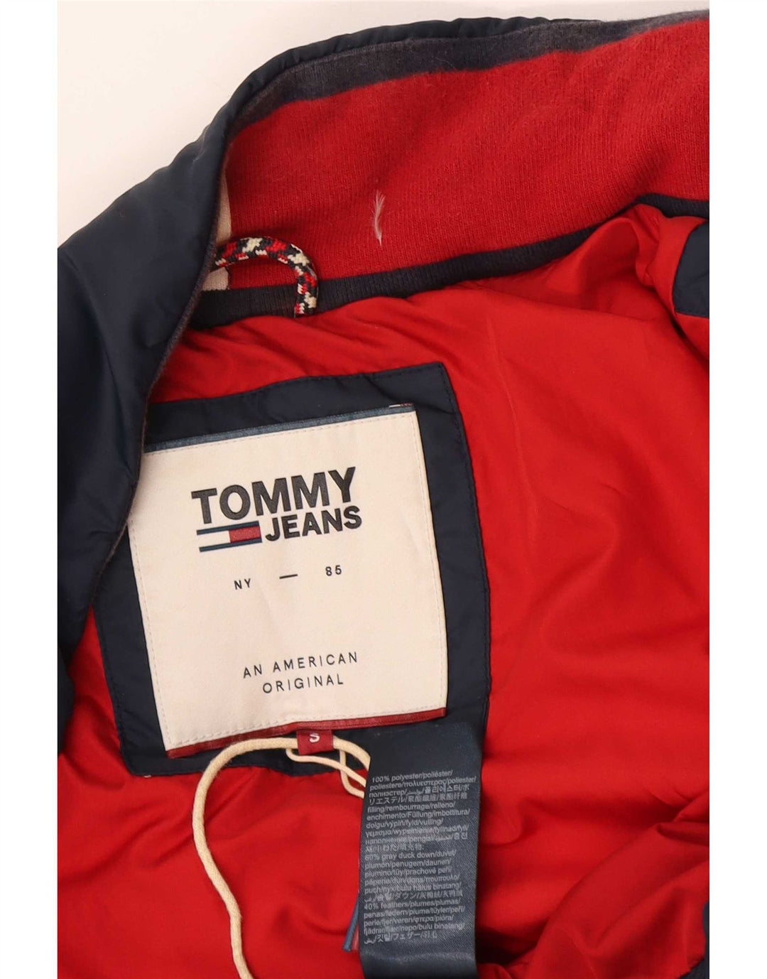 Tommy Hilfiger Γυναικείο μπουφάν με επένδυση UK 10 Small Navy Blue
