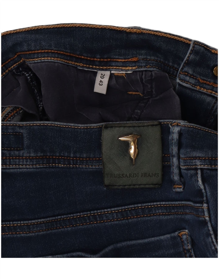 Γυναικείο Cropped Jeans Trussardi W29 L25 Navy Blue