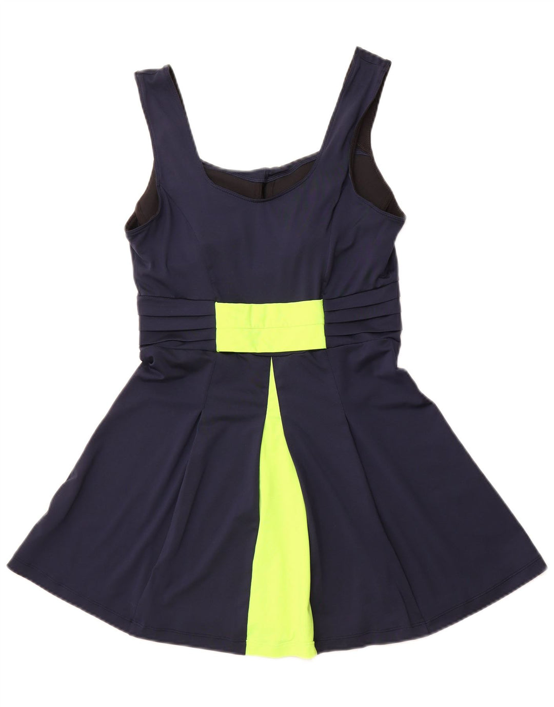 Γυναικεία μαγιό NIKE Dri Fit UK 12 Medium Navy Blue Colorblock Πολυεστέρας