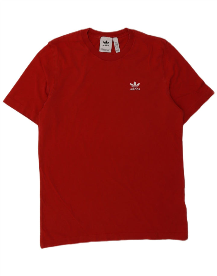 Ανδρικό T-Shirt Adidas Top Μικρό κόκκινο βαμβακερό