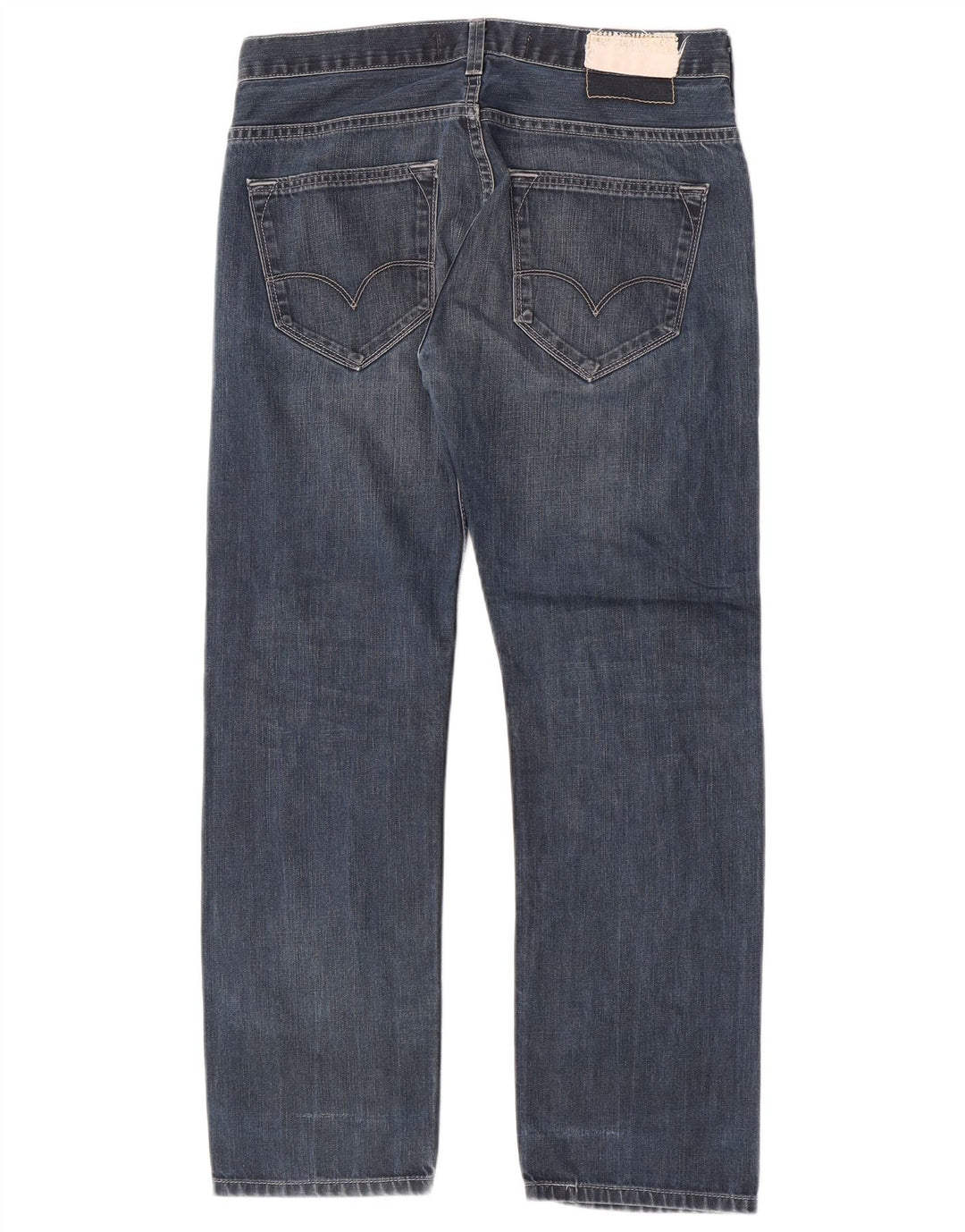 Levi's Mens 504 Straight Jeans W32 L27 Μπλε Βαμβακερό