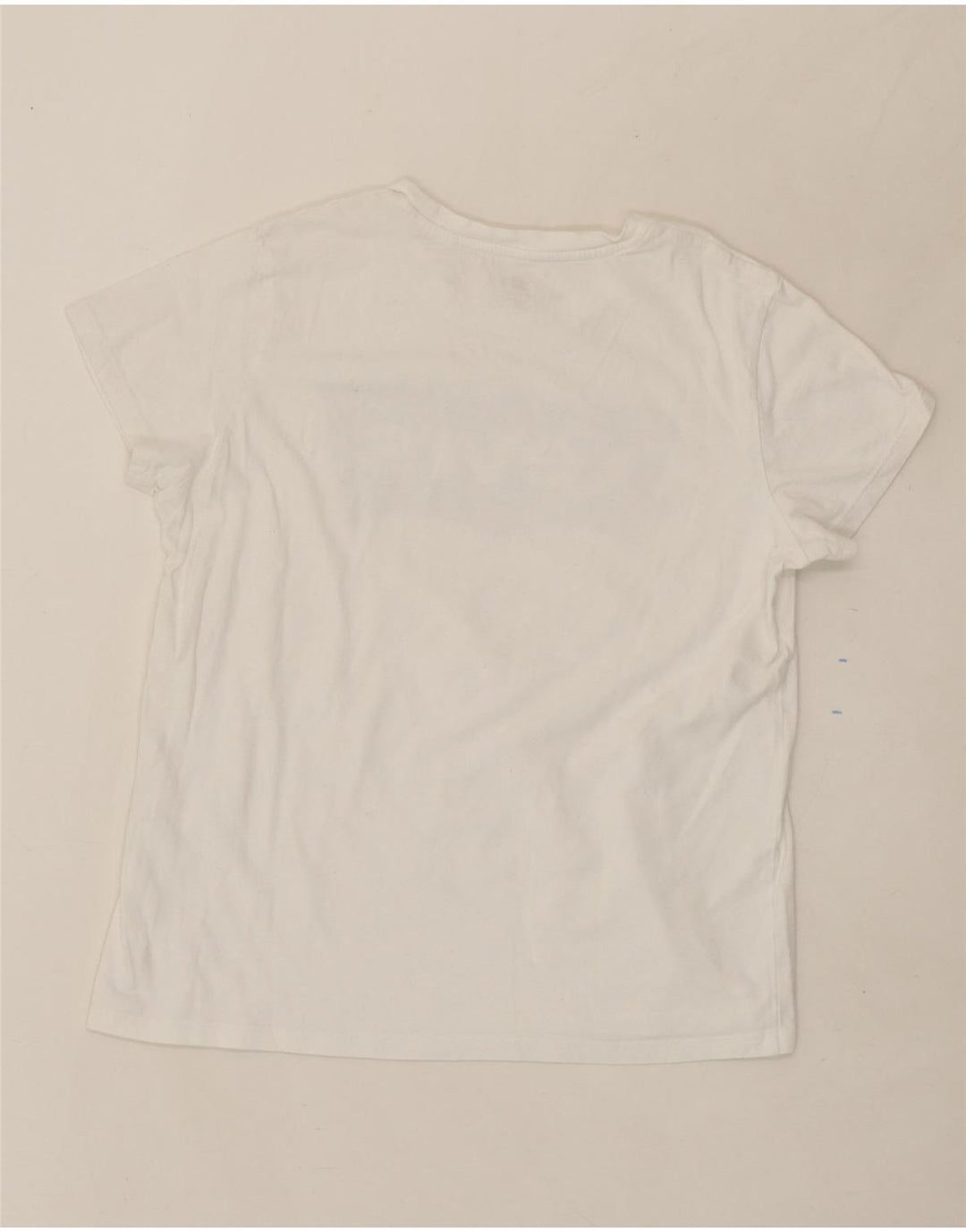 LEVI'S Womens Graphic T-Shirt Top UK 12 Medium White Vintage Levi's and Second-Hand Levi's from Messina Hembry 