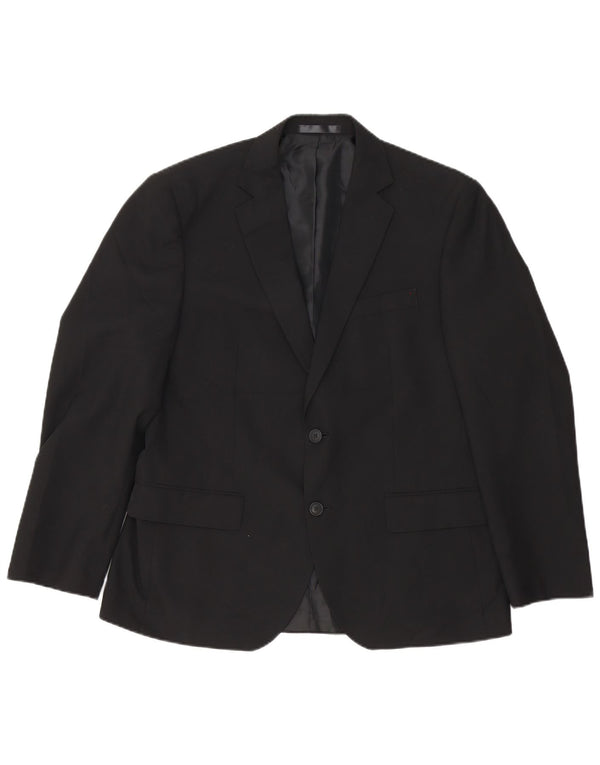 Marks & Spencer Ανδρικό κοντό σακάκι 2 κουμπιών UK 40 Medium Black