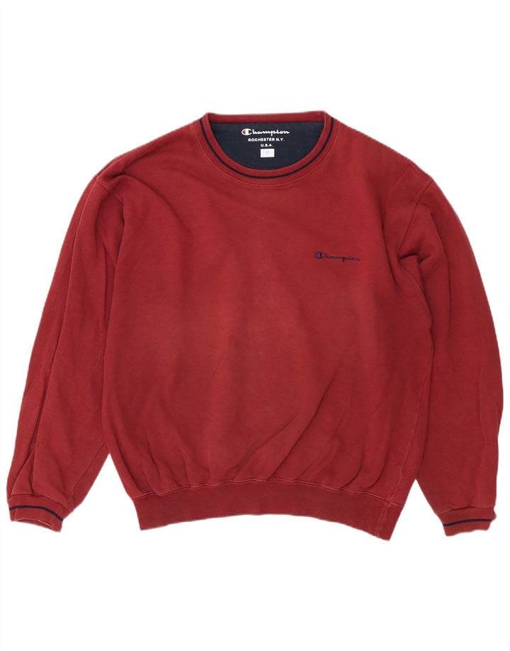 Ανδρική φούτερ Champion Jumper Μεσαίο μπορντό βαμβακερό