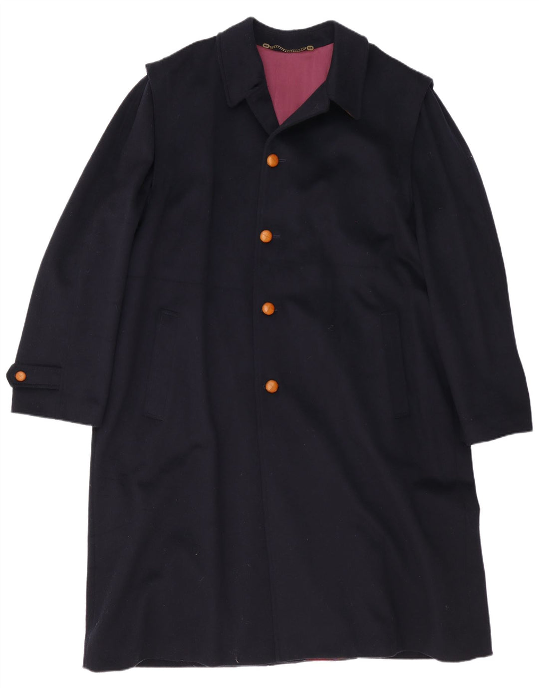 Vintage Ανδρικό Πανωφόρι UK 44 2XL Navy Blue