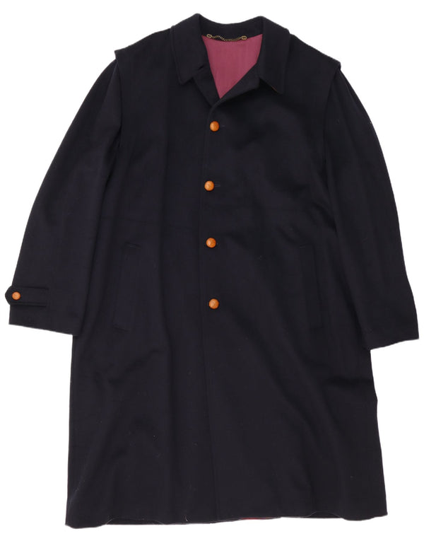 Vintage Ανδρικό Πανωφόρι UK 44 2XL Navy Blue
