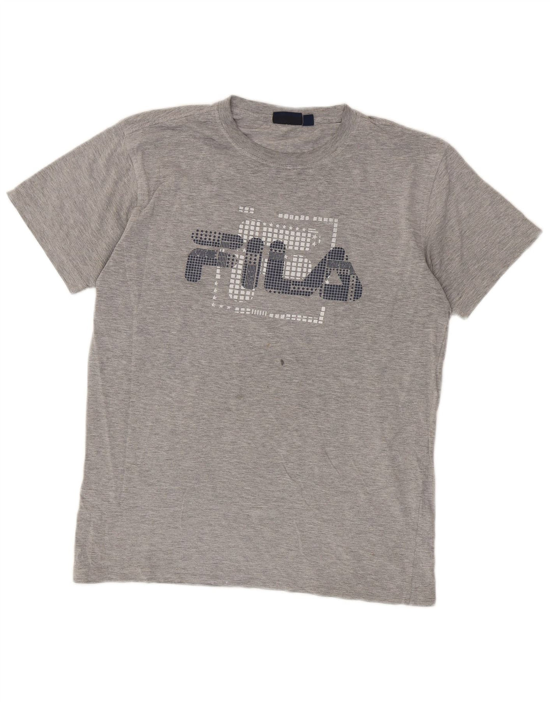 Ανδρικό γραφικό T-Shirt Fila Top Μεσαίο γκρι βαμβακερό