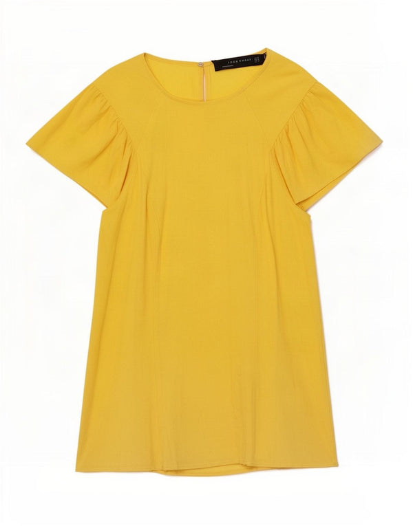 Zara Γυναικεία Μπλούζα Τοπ UK 10 Small Yellow