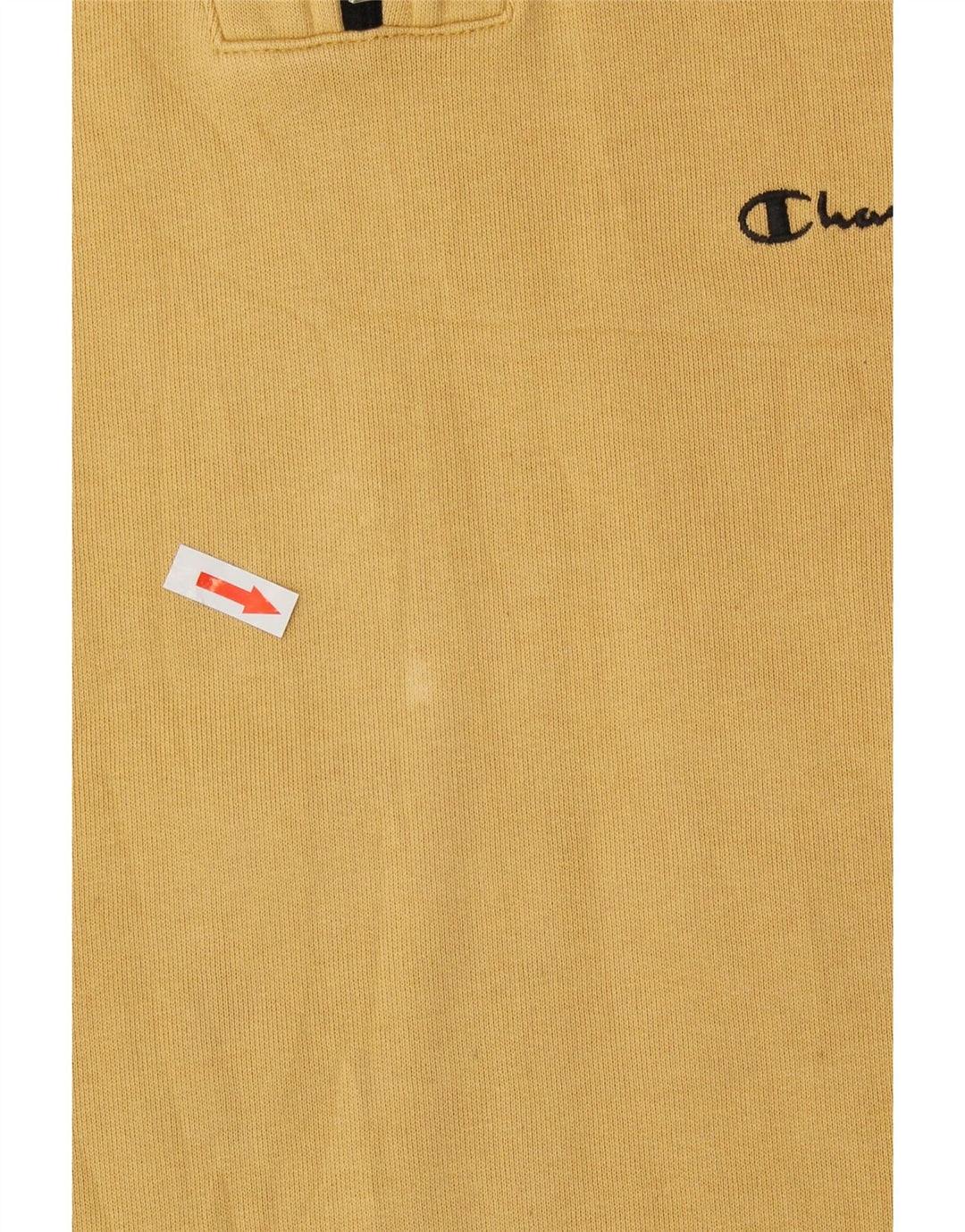 Ανδρικό φούτερ με φερμουάρ CHAMPION, τζάμπα, μεγάλο μπεζ βαμβακερό