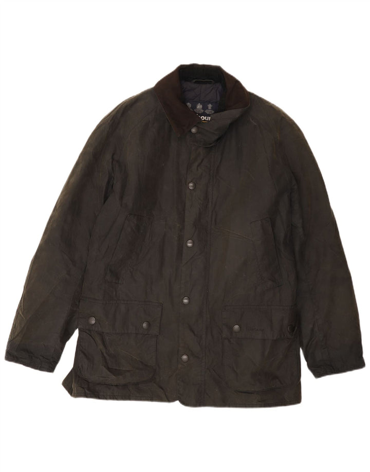 Ανδρικό κερωμένο βαμβακερό μπουφάν Barbour UK 38 Medium Grey Cotton Classic