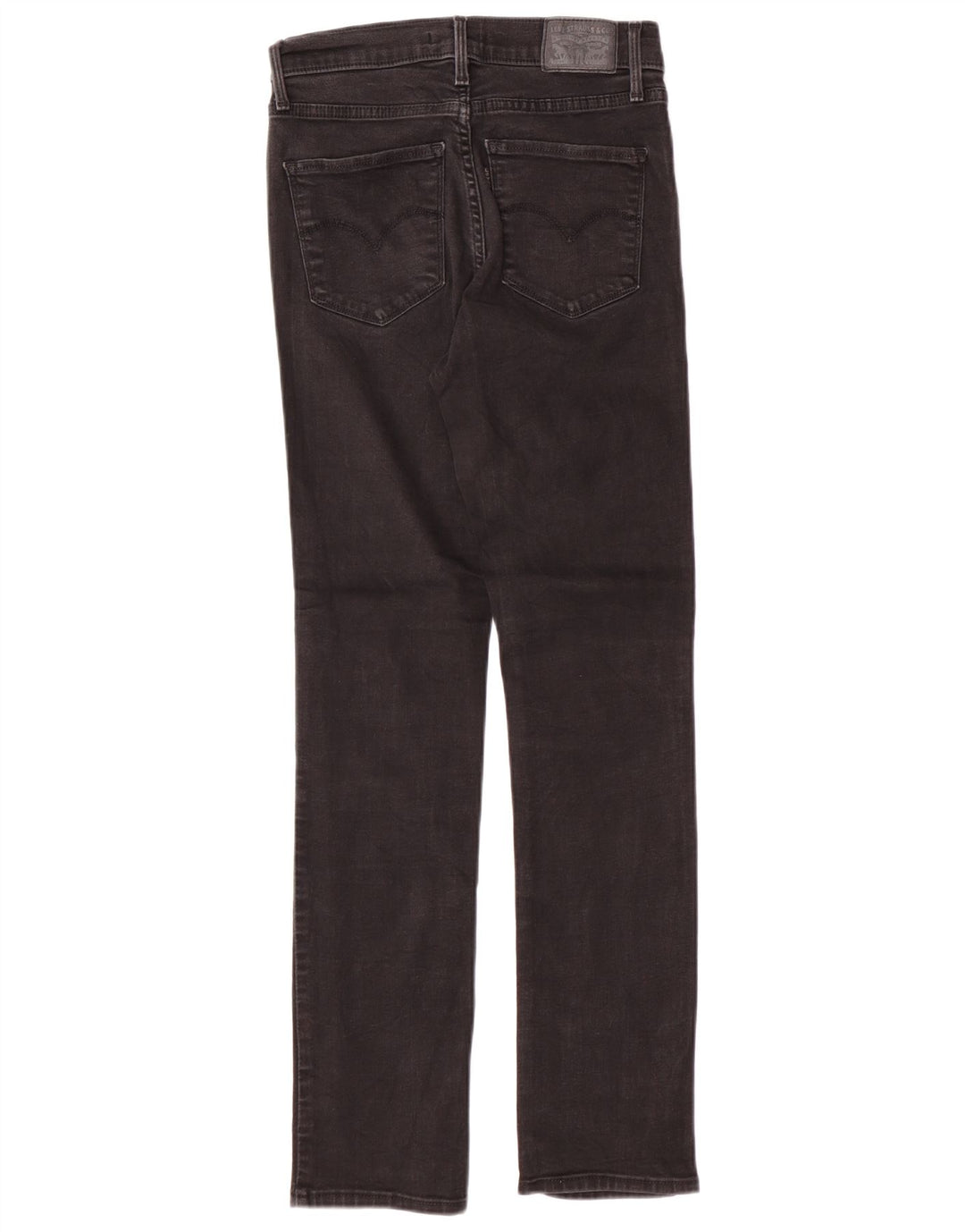 LEVI'S Womens 312 Shaping Slim Jeans W26 L30 Μαύρο βαμβακερό