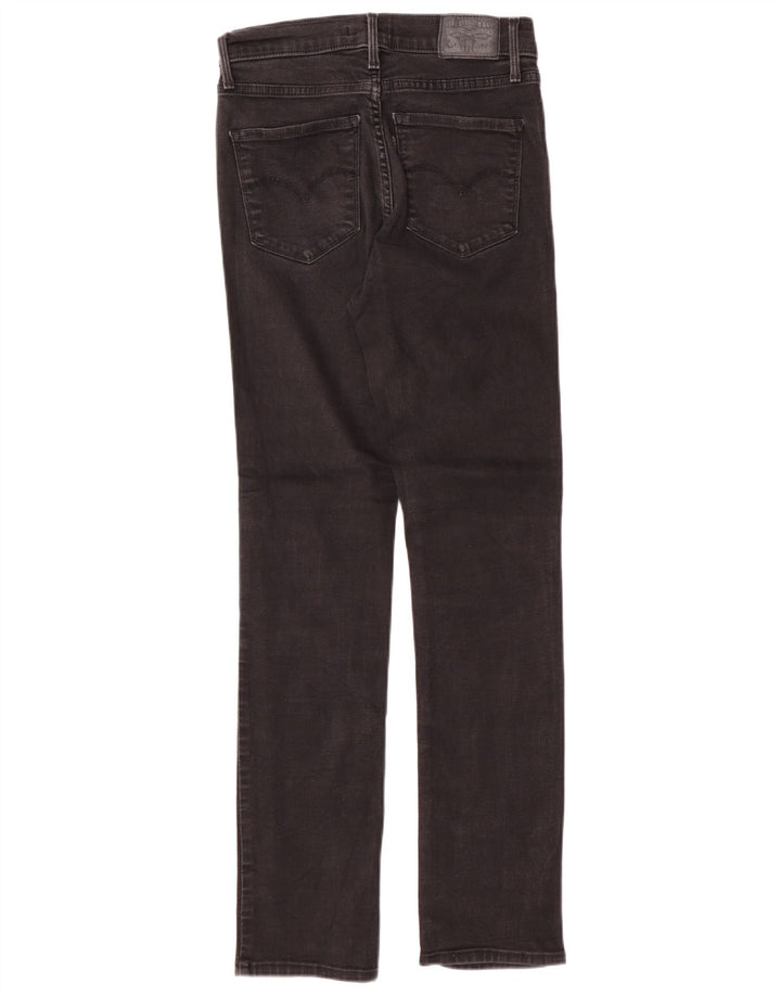 LEVI'S Womens 312 Shaping Slim Jeans W26 L30 Μαύρο βαμβακερό
