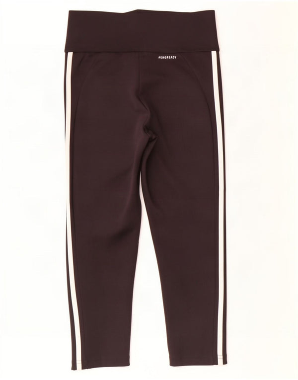 Adidas Γυναικεία Aeroready Κάπρι Κολάν UK 8/10 Μικρό μαύρο πολυεστέρα