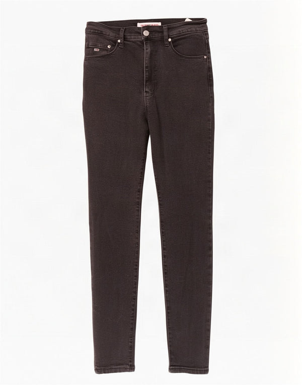 Tommy Hilfiger Γυναικεία Sylvia High Rise Super Skinny Jeans W31 L30 Μαύρο