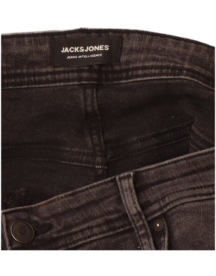 Jack & Jones Ανδρικό Slim Jeans W38 L32 Γκρι βαμβακερό