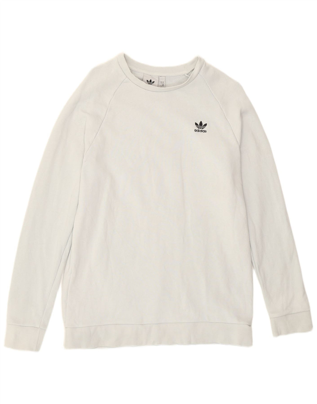 Ανδρικό φούτερ Adidas Jumper από μεσαίο μπλε βαμβακερό