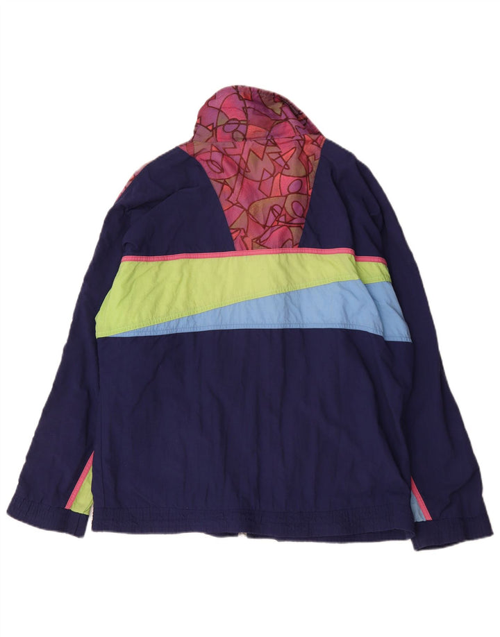 Ανδρική φόρμα γραφικών Lotto Top Jacket Medium Navy Blue Colourblock