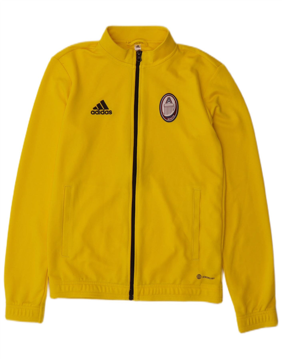 Ανδρική φόρμα ADIDAS Aeroready Top Jacket Μικρό κίτρινο πολυεστέρα