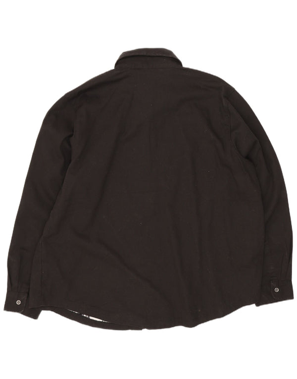 Lee Womens Loose Fit Ξυλοκόπος UK 18 XL Μαύρο βαμβακερό
