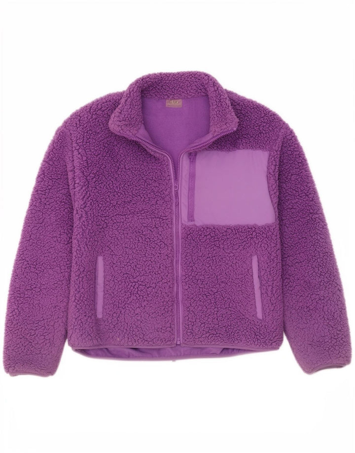 Zara Girls Fleece Jacket 13-14 Years Purple