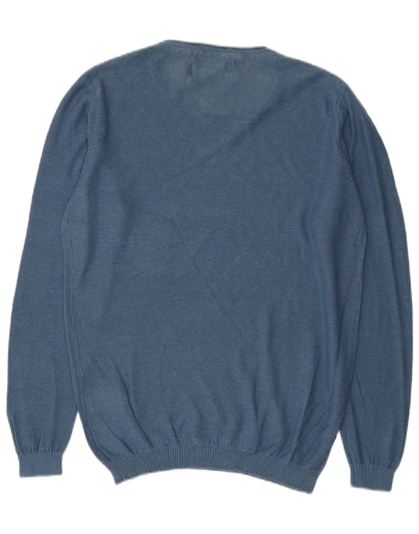 Ανδρικό πουλόβερ Jack & Jones Boat Neck Jumper Medium Blue Len