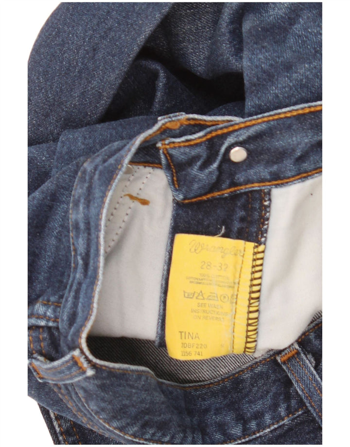 Ανδρικό τζιν Wrangler Bootcut W28 L32 Navy Blue Cotton
