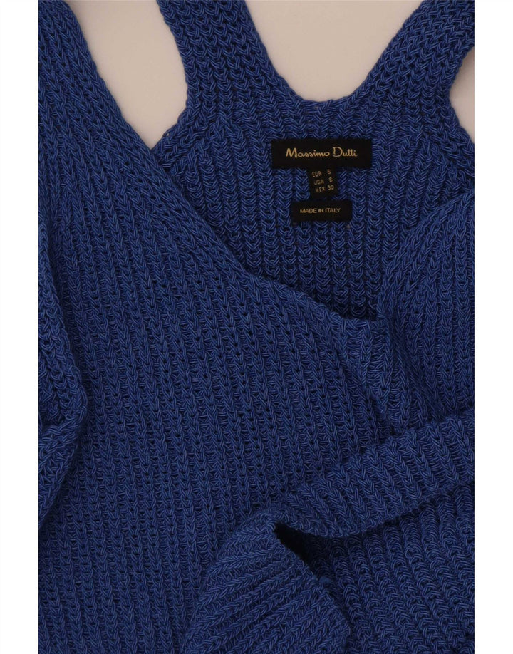 Massimo Dutti Γυναικείο Γιλέκο Tank Top UK 10 Small Blue