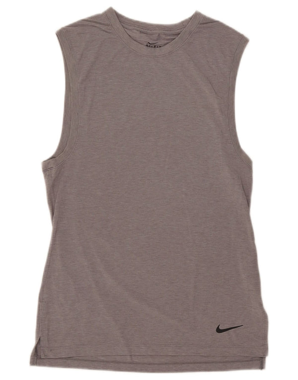 Γυναικείο γιλέκο Nike Dri Fit Top 10 Small Grey Polyester