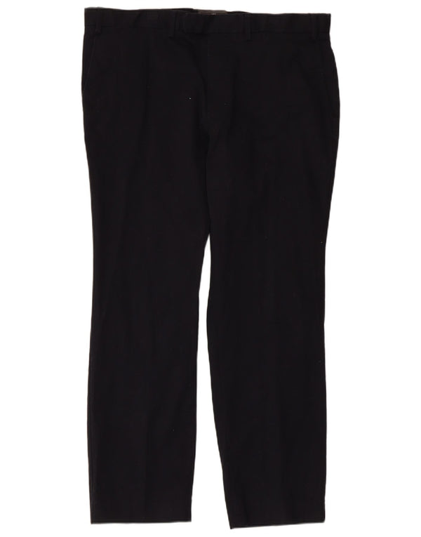 Marks & Spencer Mens Tailored Fit Straight Suit Παντελόνι W38 L29 Navy Blue