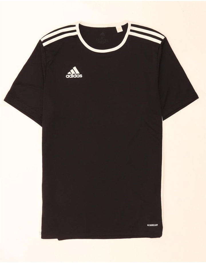 Adidas Ανδρικό T-Shirt Aeroready Top Medium Black Polyester