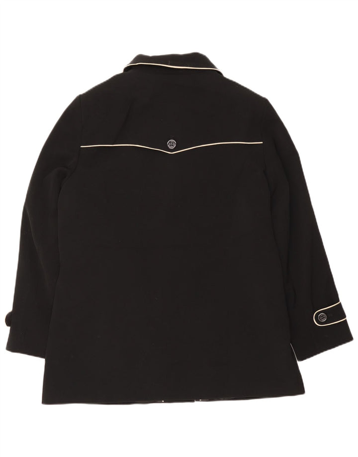 Marks & Spencer Γυναικεία κοντή καμπαρντίνα UK 16 Large Black Polyester
