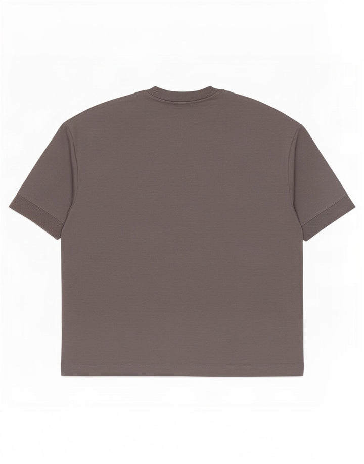 Zara Ανδρικό T-Shirt Top μεγάλο γκρι βαμβακερό