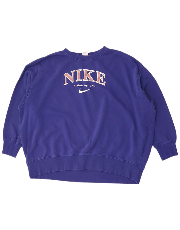 Ανδρικό φούτερ Nike Graphic Loose Fit Jumper 2XL Μπλε βαμβακερό